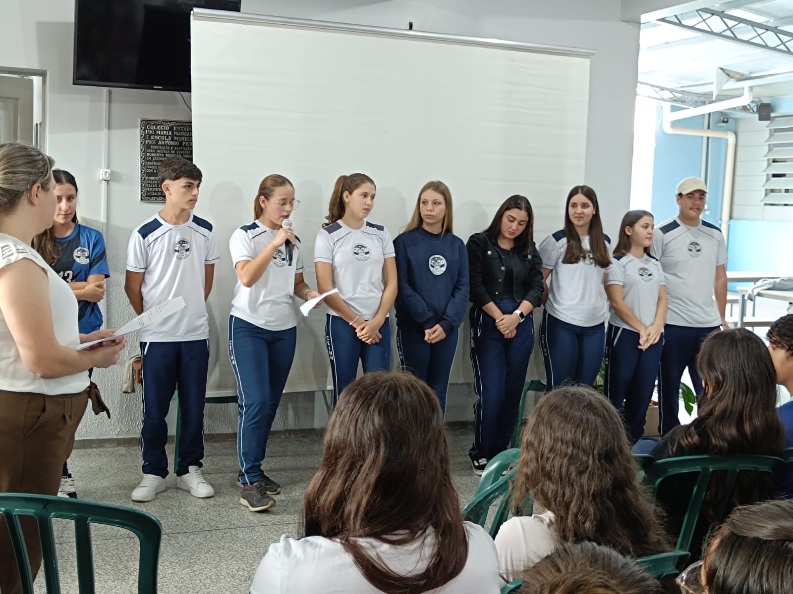 Apresentação de posse Grêmio Estudantil - Nova Era