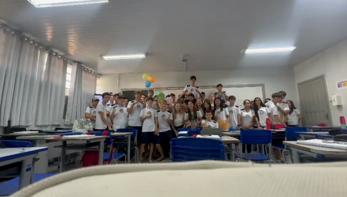 AEscolha da professora Regente no 1º Agro